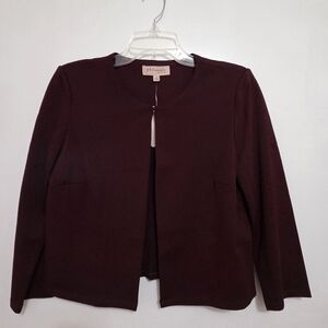 Philosophy Women's Burgundy Blazer Size Small NWT